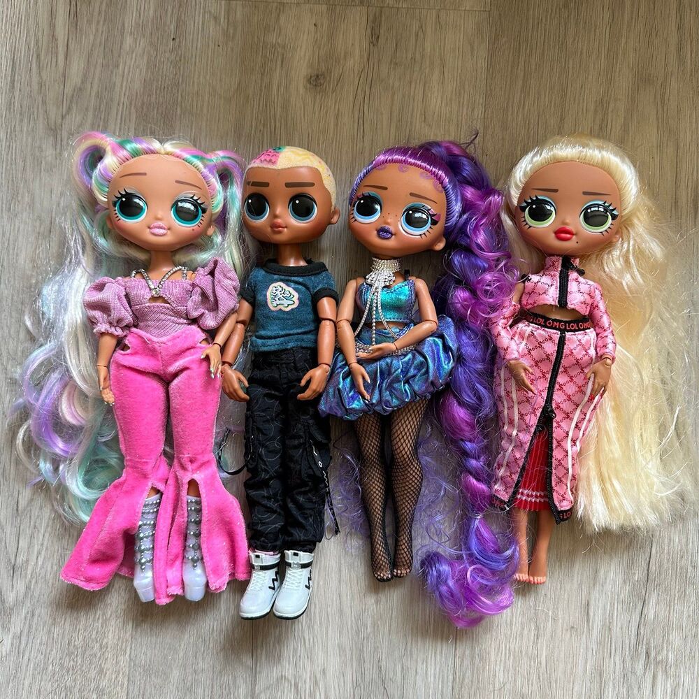MGA OMG LOL SURPRISE DOLLS - 4 Doll Set